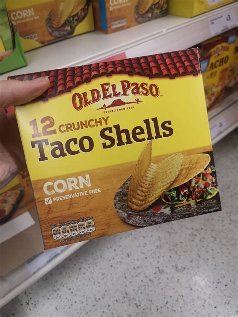 Are Old El Paso crunchy taco shells vegan